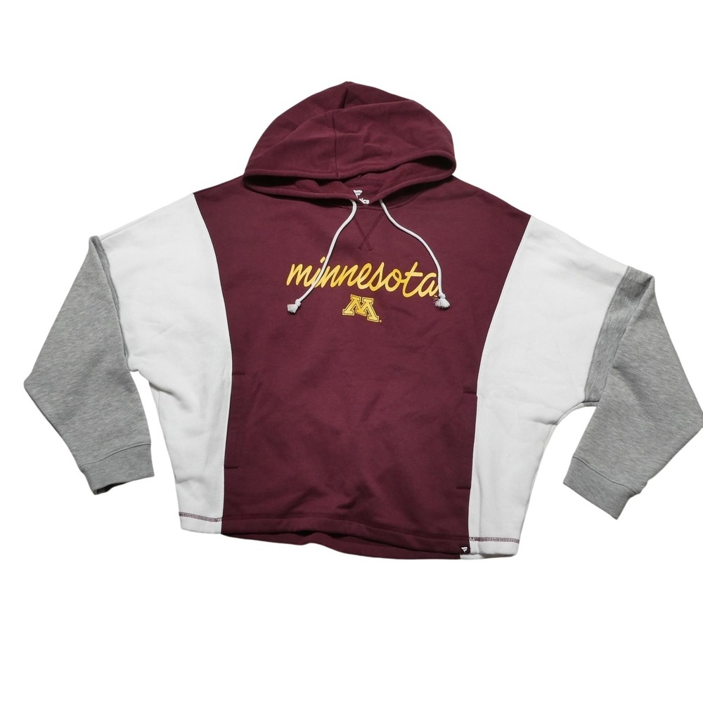 Minnesota Golden Gophers Hoodie Sweatshirt Womens XL Red NCAA Football Fanatics